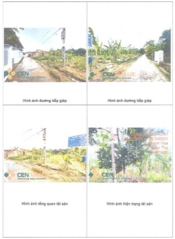 BÁN ĐẤU GIÁ BẤT ĐỘNG SẢN TẠI DIÊN THỌ, KHÁNH HÒA