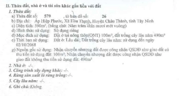 THÔNG BÁO ĐẤU GIÁ 02 TÀI SẢN NGÂN HÀNG VIB_H.CHÂU THÀNH_TÂY NINH