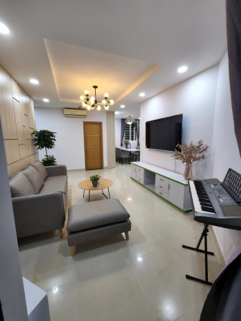 CHCC Rivera Park 88m2 2PN2WC full NT lầu cao view thoáng nhà đẹp đúng giá 17tr/th