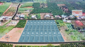 BÁN 550M2 ĐẤT MẶT TIỀN ĐƯỜNG NHỰA NGAY MÊ LINH COFFEE