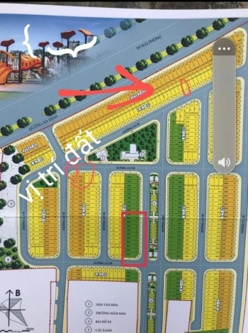 chính chủ cần bán đất sổ đỏ kđt Nguyễn Lương Bằng,hướng Đông Nam