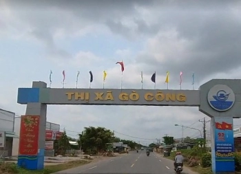 Cần bán lô đất thổ QL50 ngay cổng chào TX Gò Công