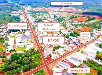 475tr nhận ngay lô đất 105m2 sổ sẵn, mt DT760