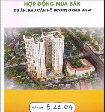 Cần bán gấp căn hộ Bcons Green View full nội thất view hồ đá siêu đẹp