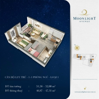 Căn hộ 1PN tại Thủ Đức giá 1.7 tỷ, chiết khấu 55% view nhìn về Landmark