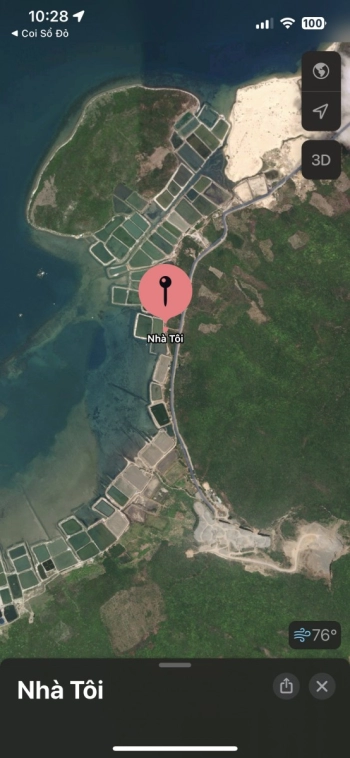 Bán mảnh đất view biển Vạn Thạnh, Vĩnh Yên - Một mặt view biển, một mặt đường - 2.241m giá 4,5 tỷ