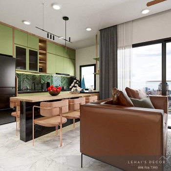 Cho thuê Emeral Golfview 2PN-2WC 72m2 chỉ 10 triệu bao PQL 1 năm