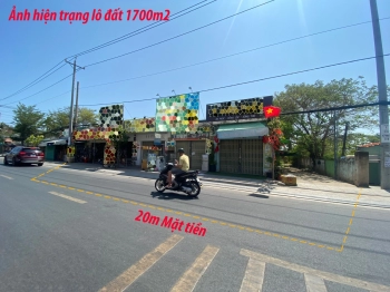 Cực Phẩm 1700m2 Đường Võ Thị Sáu Thị Trấn Long Điền