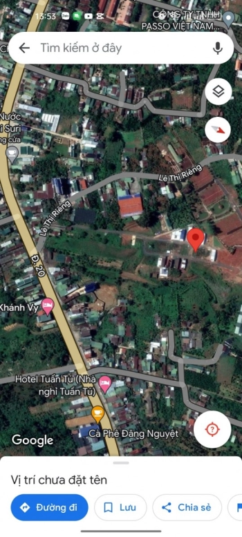 Bán gấp lô 3 mặt tiền TP Bảo Lộc cách quốc lộ 20 chỉ 200m giá 1.38 tỷ 