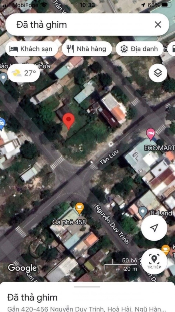 Chào bán lô đất mặt tiền đường Nguyễn Duy Trinh(10.5m), Hoà Hải, Ngũ Hành Sơn chỉ 3 tỷ.