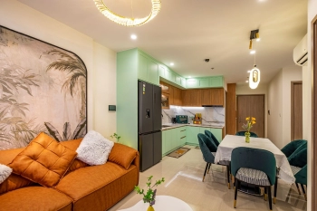 Cho thuê căn hộ 2 phòng ngủ nội thất cao cấp