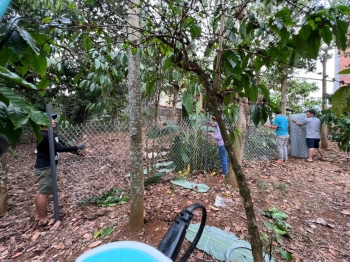 Chính chủ, bán nhà vườn đường nhựa 12m liên xã, Khu dân cư hiện hữu, điện nước nhà nước, View sau đất là hồ Dakru 2