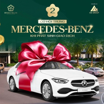 Mua Biệt Thự Sông Rivera Villas - Tặng Xe Mercedes Benz.!