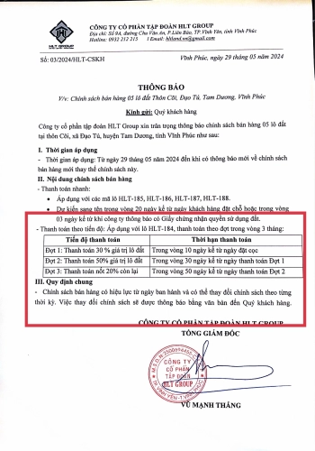 Đất sát cổng KCN,Vị trí đắc địa ngay cổng chính  KCN Tam Dương 1 đang san lấp
