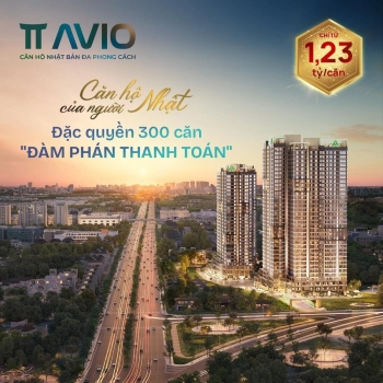 Chỉ 1,2 tỷ dễ dàng sở hữu căn hộ đa phong cách Nhật Bản. Được đàm phán thanh toán với Chủ đầu tư.