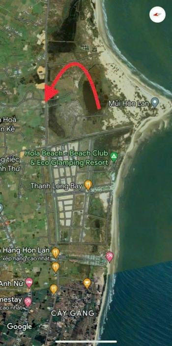 Bán đất đẹp đường Hòn Lan, Tân Thành, Hàm Thuận Nam ( giá hời)