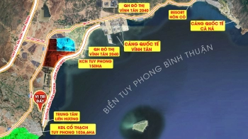 BÁN GẤP!Đất Biển Bình Thuận! Ngay nút giao Cao tốc Vĩnh Hảo và Cảng QT Cà Ná, KDL Cổ Thạch