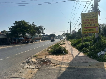 Lô đất Thị Trấn 2mt QL20 13x35m 300m2 thổ cư chỉ 3,9 tỷ