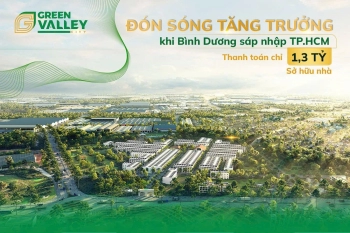 Trả trước 25% (Từ 925tr -1ty3) nhận ngay nhà phố 3 lầu Green Valley City – Tân Uyên
