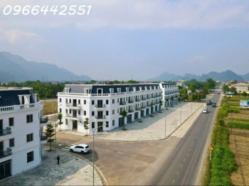 Bán căn Shophouse trung tâm thị trấn Hàng Trạm Yên Thủy sẵn sổ 138m VH 20m nhỉnh 6 tỷ