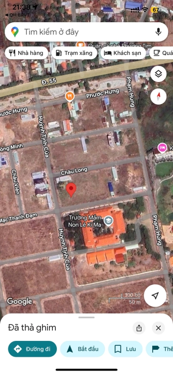 TDC lê ki ma mặt tiền quỳnh tịnh của thị trấn đất đỏ giá tốt thương lượng