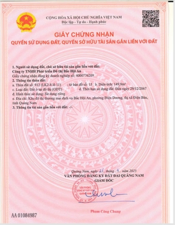 trung tâm nghỉ dưõng The AN Heritage Hội An- Uy Tín, Pháp Lý An Toàn