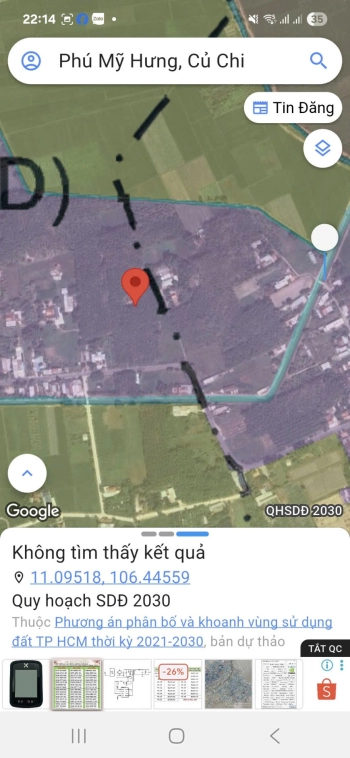 Cần sang nhượng gấp đất hẻm ô tô tải quay đầu đường Phú Thuận, Xã An Ninh Tây ( Trước là Xã Phú Mỹ Hưng , Huyện Củ Chi), TP.HCM