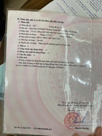 Đất siêu đẹp tại Khánh Thượng, Ba Vì, Hà Nội