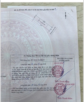 Bán lô đất 113m - khu dân cư Cây Quéo - Quốc Lộ 55