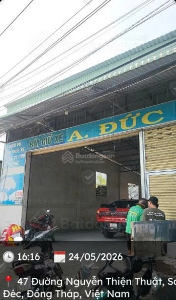 Chính chủ cần bán nhà xưởng 2.100 m2 tại trung tâm phường Sadec Đồng Tháp